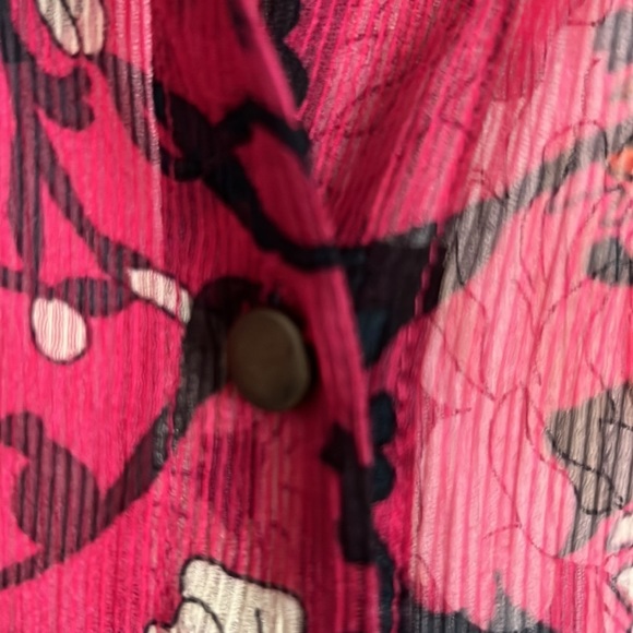 Top shop sheer floral button-down - Picture 6 of 7